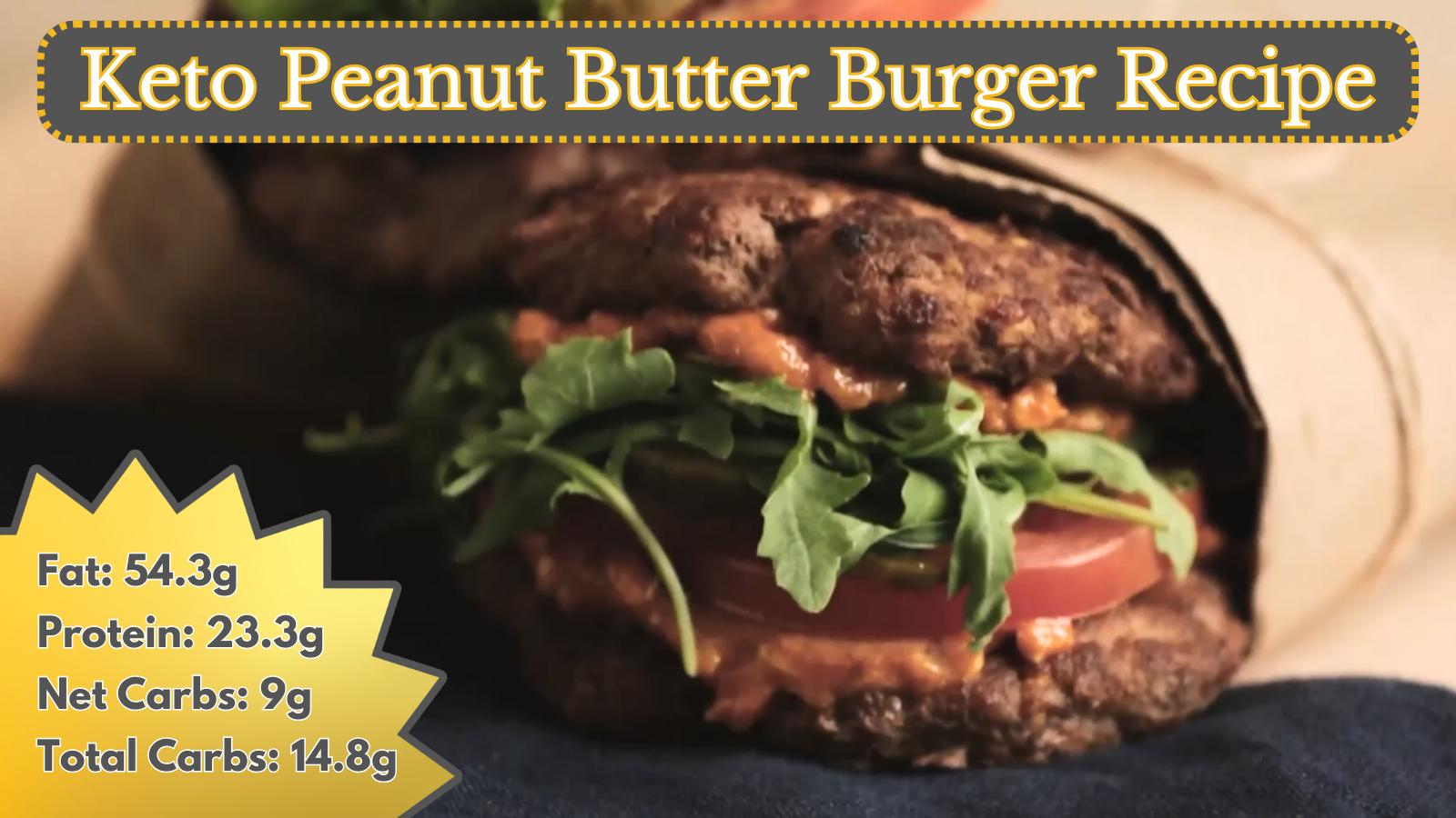 Keto Peanut Butter Burger Recipe: A Unique Twist on a Classic